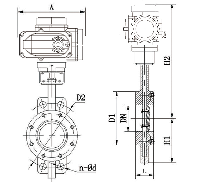 D973H-16C電動硬密封蝶閥（fá）結（jié）構圖.jpg