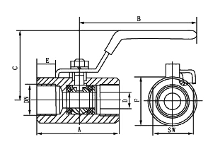 廣式球(qiú)閥(圖1) 廣式球閥(圖1)