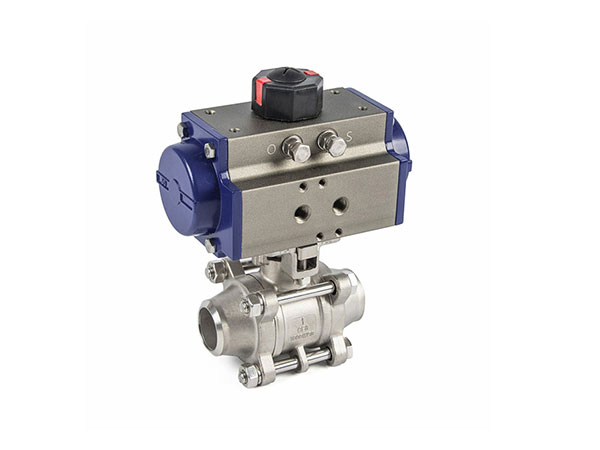 Q661F氣動三（sān）片式焊接球閥