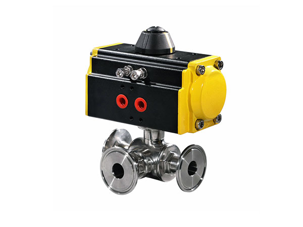 氣動衛生級三（sān）通球閥