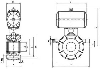 BQ671F氣動對夾式保溫球閥(圖1) BQ671F氣動對夾式保溫球閥(圖(tú)1)