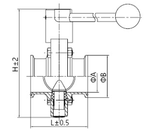 衛生級蝶閥(圖1)
