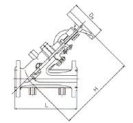 BJ45W保溫直流（liú）式截止（zhǐ）閥(圖（tú）1)