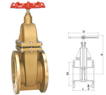 Z15W-16T黃銅閘閥(圖3)