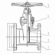 Z45X暗杆閘閥(圖1)