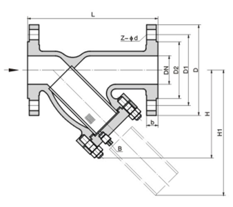 襯氟Y型（xíng）過濾器(圖1)